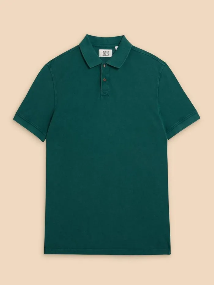 White Stuff POLO SHIRTS Utility Polo Dk Teal 8211 Men White Stuff POLO SHIRTS Utility Polo Dk Teal 8211 Men