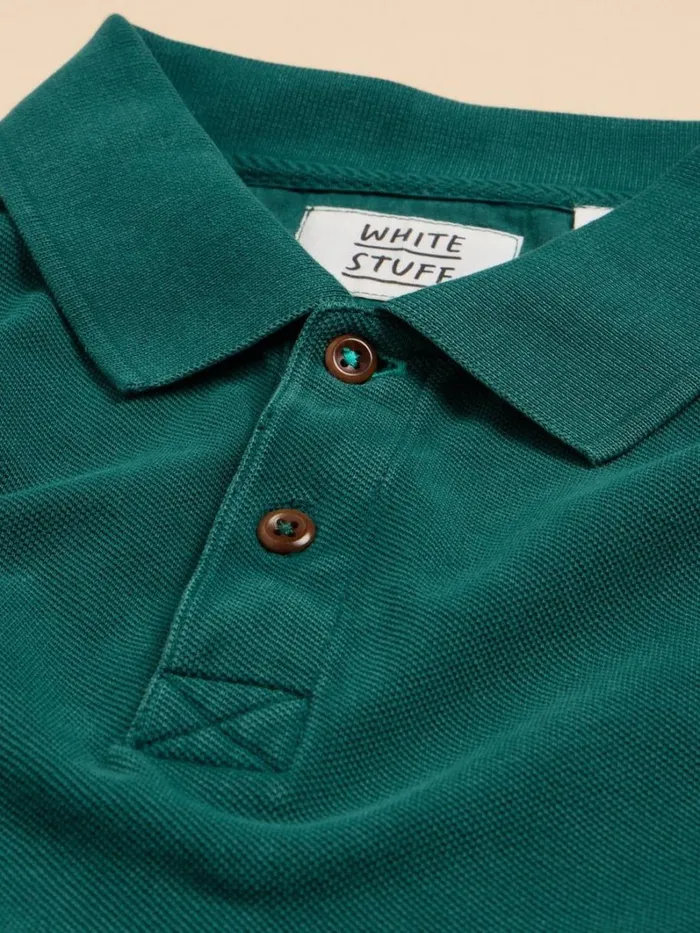 White Stuff POLO SHIRTS Utility Polo Dk Teal 8211 Men White Stuff POLO SHIRTS Utility Polo Dk Teal 8211 Men