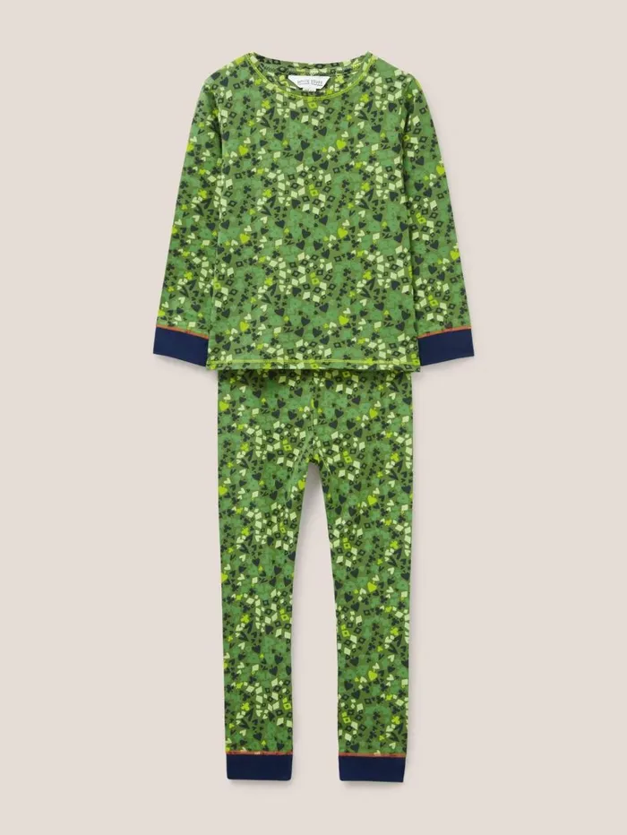 White Stuff PYJAMAS Camo Printed PJ Set Green Print 8211 Kids White Stuff PYJAMAS Camo Printed PJ Set Green Print 8211 Kids