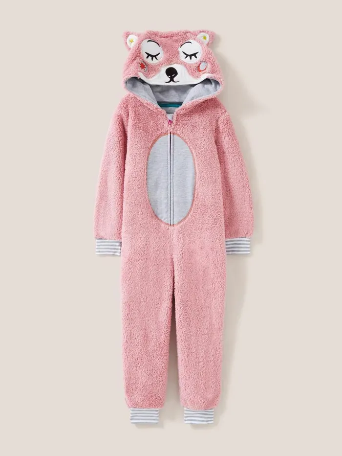 White Stuff PYJAMAS Squirrel Onesie Light Pink 8211 Kids White Stuff PYJAMAS Squirrel Onesie Light Pink 8211 Kids