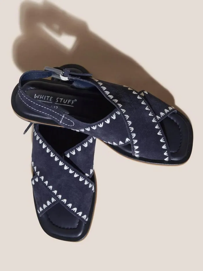 White Stuff SANDALS Craft Suede Sandal Dark Navy 8211 Women White Stuff SANDALS Craft Suede Sandal Dark Navy 8211 Women
