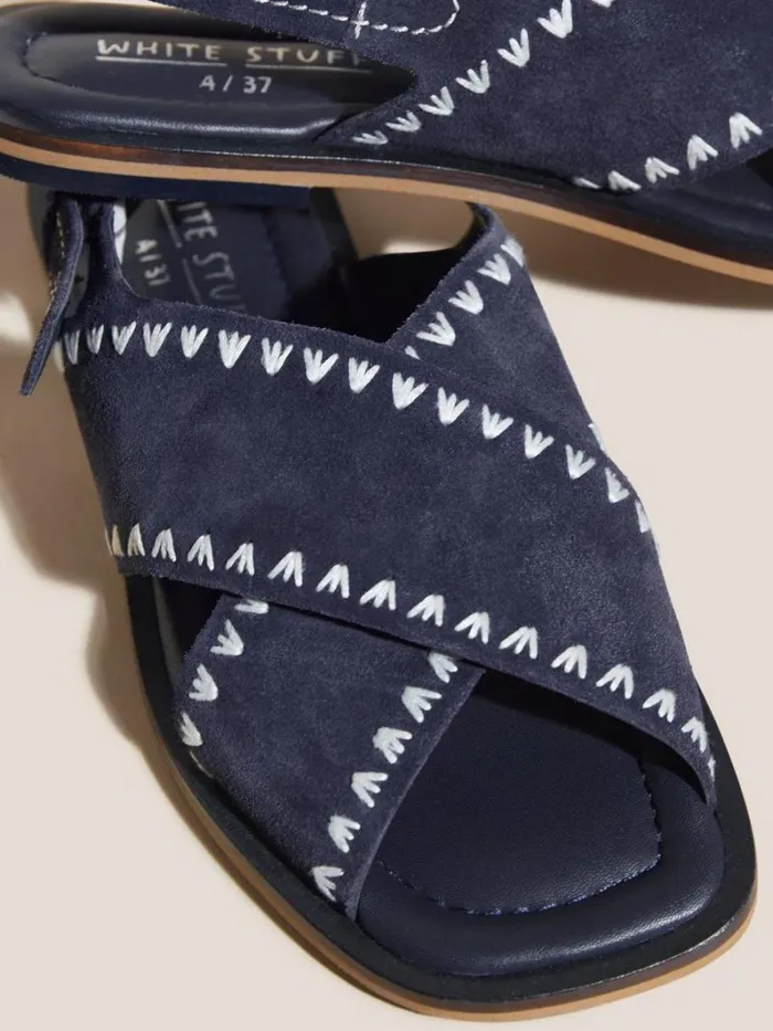 White Stuff SANDALS Craft Suede Sandal Dark Navy 8211 Women White Stuff SANDALS Craft Suede Sandal Dark Navy 8211 Women