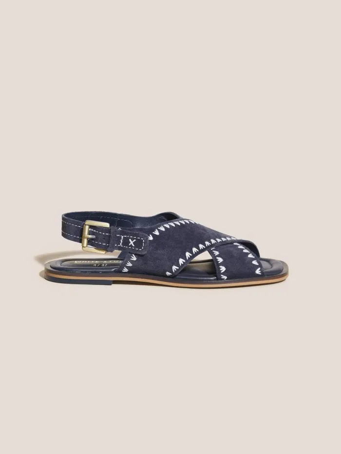 White Stuff SANDALS Craft Suede Sandal Dark Navy 8211 Women White Stuff SANDALS Craft Suede Sandal Dark Navy 8211 Women