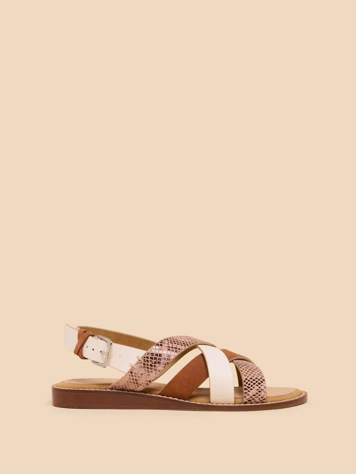 White Stuff SANDALS Holly Leather Mini Wedge Tan Multi 8211 Women White Stuff SANDALS Holly Leather Mini Wedge Tan Multi 8211 Women