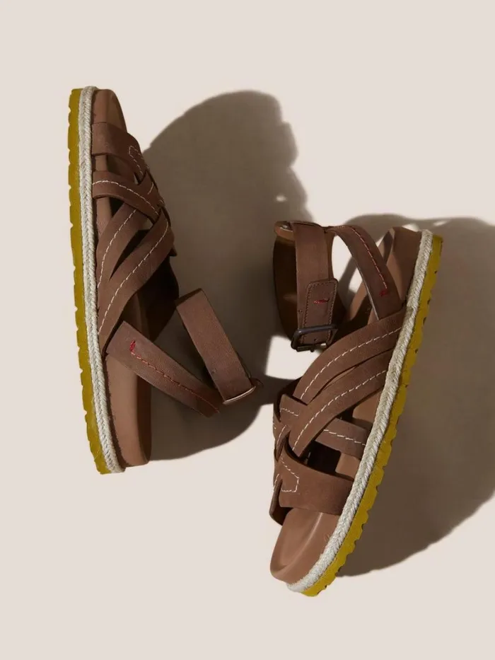White Stuff SANDALS Weave Footbed Sandal Mid Tan 8211 Women White Stuff SANDALS Weave Footbed Sandal Mid Tan 8211 Women
