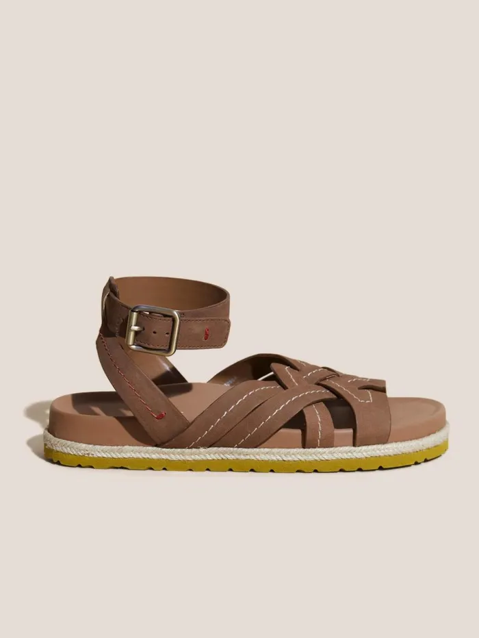 White Stuff SANDALS Weave Footbed Sandal Mid Tan 8211 Women White Stuff SANDALS Weave Footbed Sandal Mid Tan 8211 Women