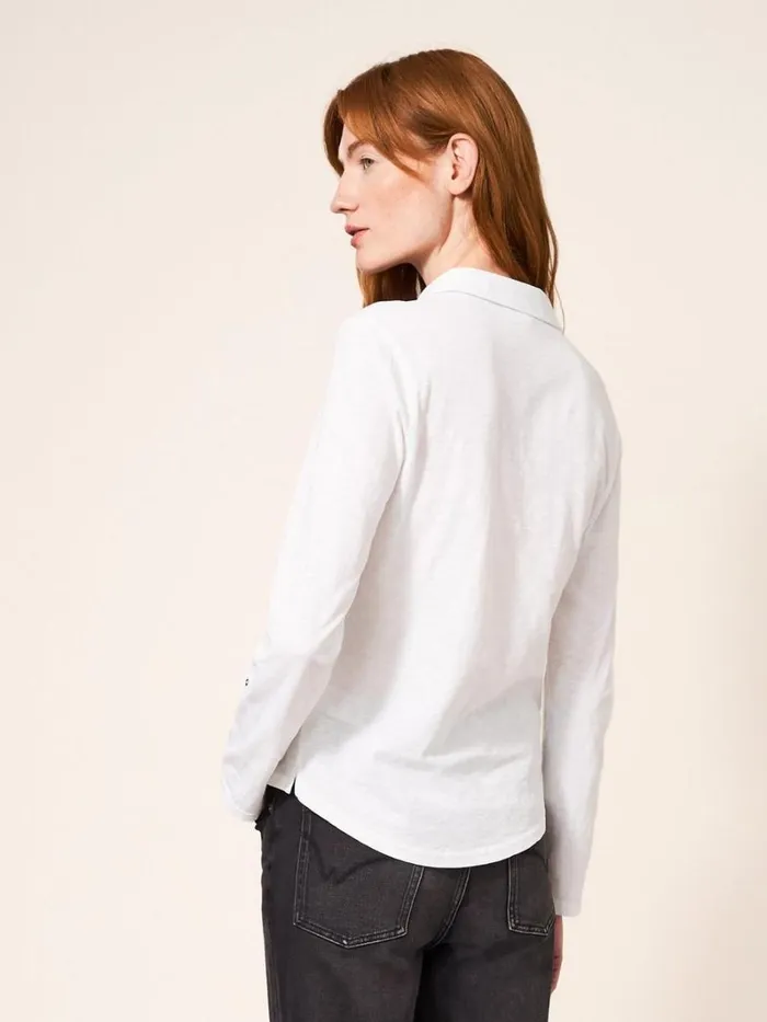 White Stuff SHIRTS and BLOUSES Annie Cotton Jersey Shirt Brilliant White 8211 Women White Stuff SHIRTS and BLOUSES Annie Cotton Jersey Shirt Brilliant White 8211 Women