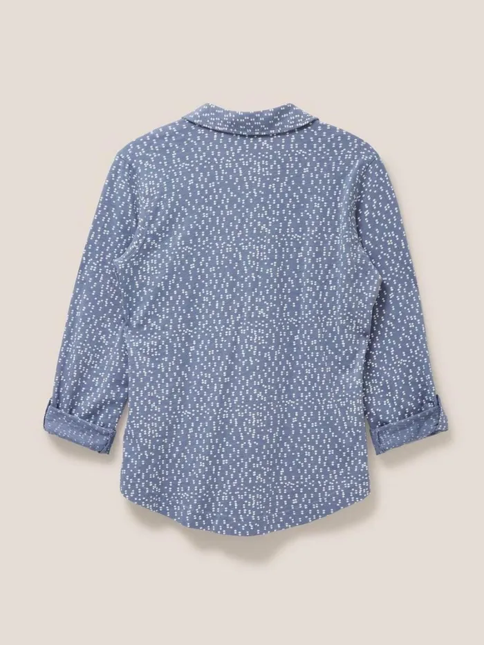 White Stuff SHIRTS and BLOUSES Annie Cotton Jersey Shirt Grey Print 8211 Women White Stuff SHIRTS and BLOUSES Annie Cotton Jersey Shirt Grey Print 8211 Women
