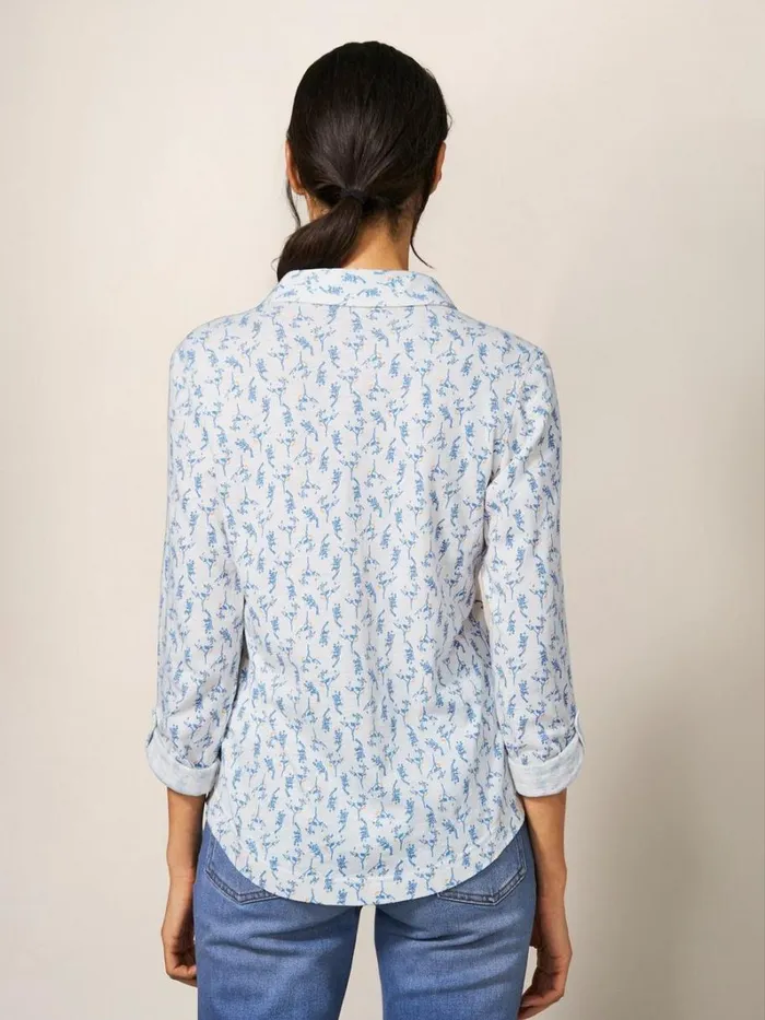 White Stuff SHIRTS and BLOUSES Annie Jersey Printed Shirt White Multi 8211 Women White Stuff SHIRTS and BLOUSES Annie Jersey Printed Shirt White Multi 8211 Women