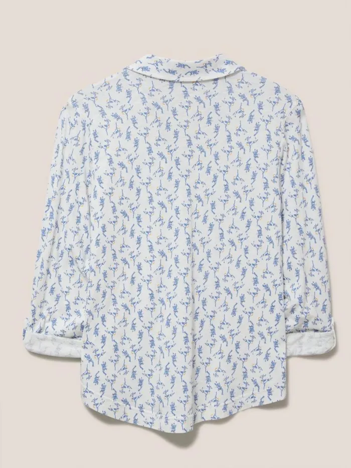 White Stuff SHIRTS and BLOUSES Annie Jersey Printed Shirt White Multi 8211 Women White Stuff SHIRTS and BLOUSES Annie Jersey Printed Shirt White Multi 8211 Women