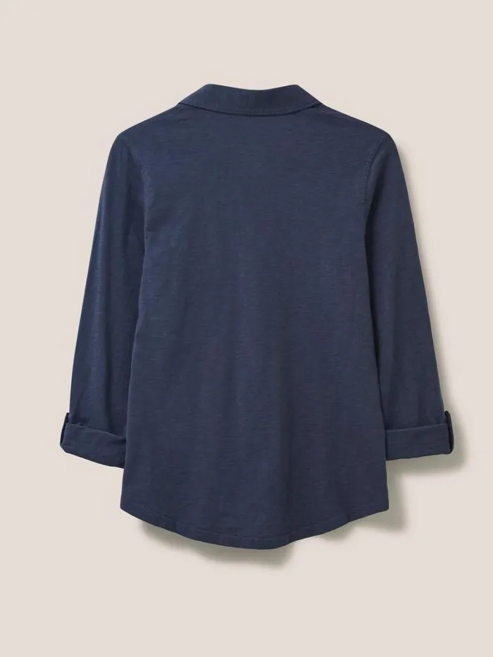 White Stuff SHIRTS and BLOUSES Annie Jersey Shirt French Navy 8211 Women White Stuff SHIRTS and BLOUSES Annie Jersey Shirt French Navy 8211 Women