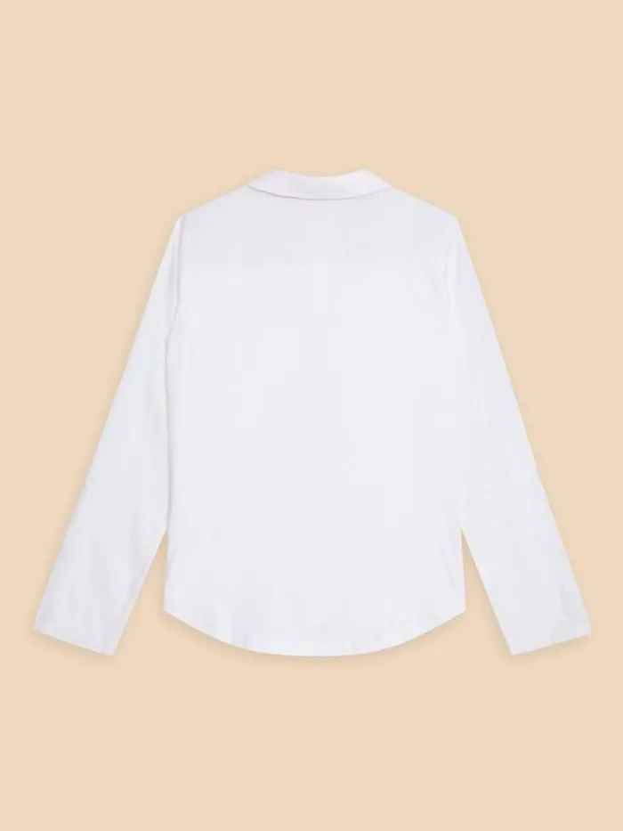 White Stuff SHIRTS and BLOUSES ANNIE MIX JERSEY SHIRT Pale Ivory 8211 Women White Stuff SHIRTS and BLOUSES ANNIE MIX JERSEY SHIRT Pale Ivory 8211 Women