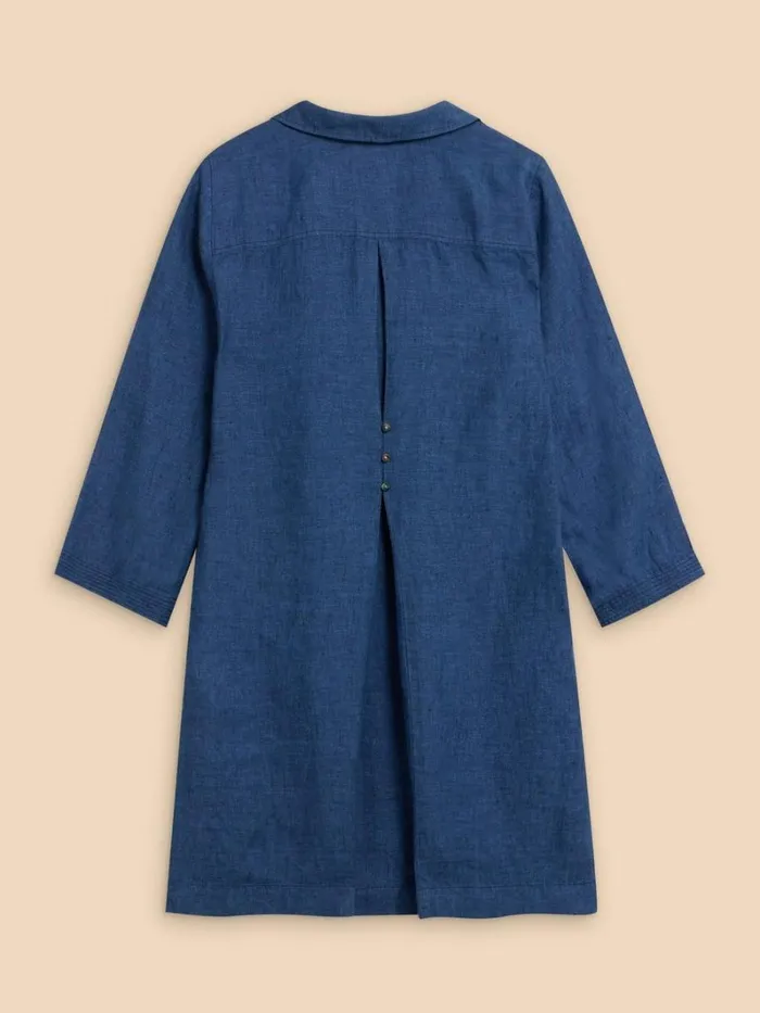 White Stuff SHIRTS and BLOUSES Blaire Linen Tunic Dark Navy 8211 Women White Stuff SHIRTS and BLOUSES Blaire Linen Tunic Dark Navy 8211 Women