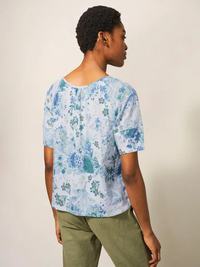 White Stuff SHIRTS and BLOUSES BRODERIE MIX TWO WAY TOP White Print 8211 Women White Stuff SHIRTS and BLOUSES BRODERIE MIX TWO WAY TOP White Print 8211 Women