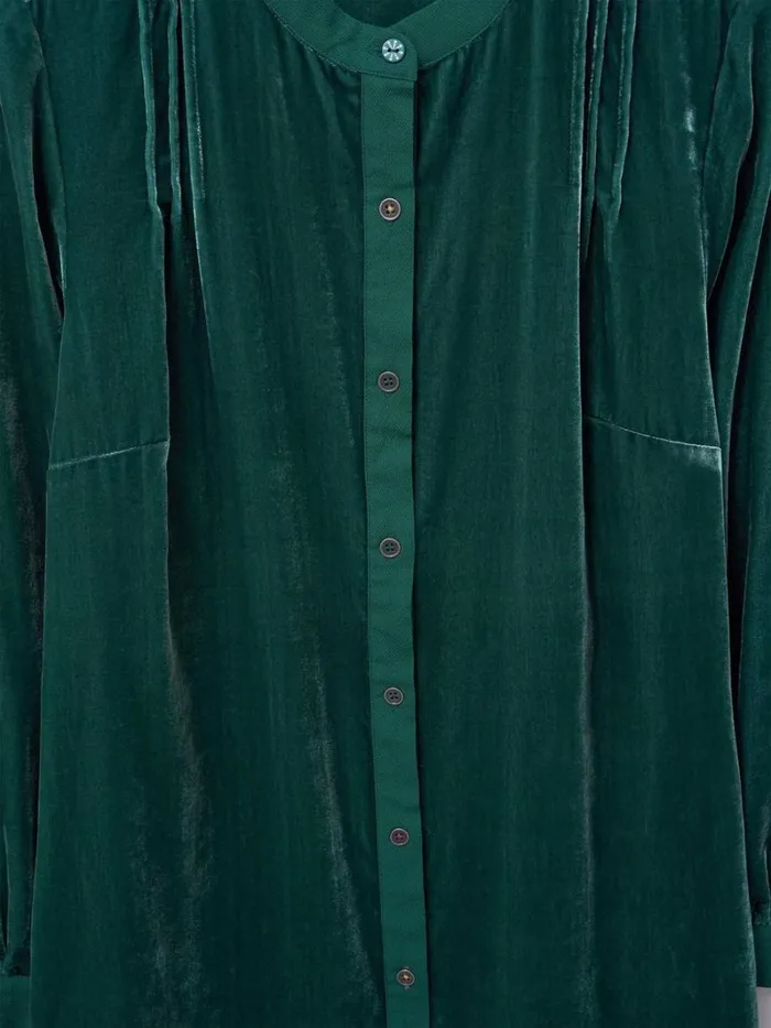 White Stuff SHIRTS and BLOUSES Dakota Velvet Tunic Mid Teal 8211 Women White Stuff SHIRTS and BLOUSES Dakota Velvet Tunic Mid Teal 8211 Women