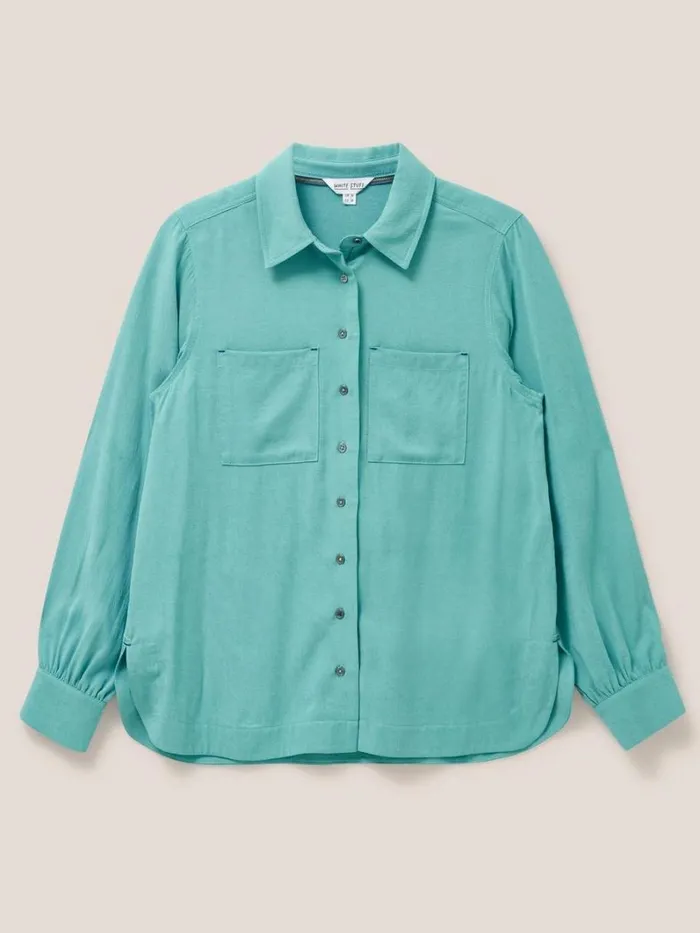 White Stuff SHIRTS and BLOUSES Ella Shirt Mid Teal 8211 Women White Stuff SHIRTS and BLOUSES Ella Shirt Mid Teal 8211 Women