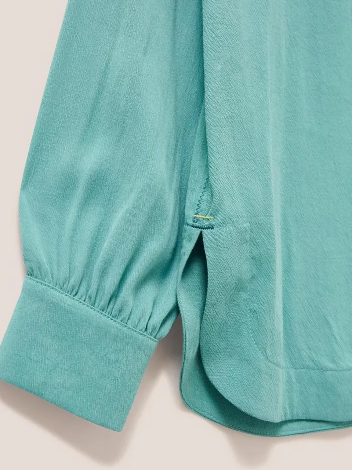 White Stuff SHIRTS and BLOUSES Ella Shirt Mid Teal 8211 Women White Stuff SHIRTS and BLOUSES Ella Shirt Mid Teal 8211 Women