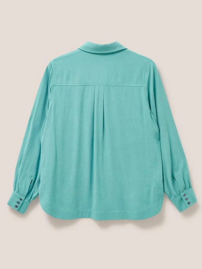 White Stuff SHIRTS and BLOUSES Ella Shirt Mid Teal 8211 Women White Stuff SHIRTS and BLOUSES Ella Shirt Mid Teal 8211 Women