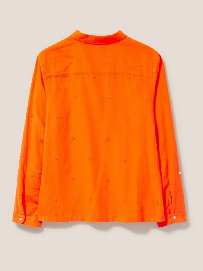 White Stuff SHIRTS and BLOUSES Emilia Organic Cotton Long Sleeve Shirt Bright Red 8211 Women White Stuff SHIRTS and BLOUSES Emilia Organic Cotton Long Sleeve Shirt Bright Red 8211 Women