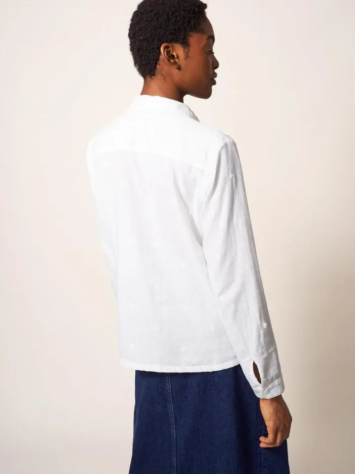 White Stuff SHIRTS and BLOUSES Emilia Organic Cotton Shirt Ivory Multi 8211 Women White Stuff SHIRTS and BLOUSES Emilia Organic Cotton Shirt Ivory Multi 8211 Women