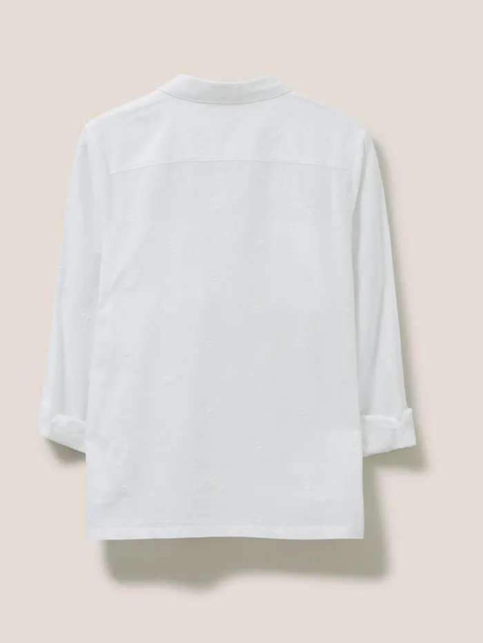 White Stuff SHIRTS and BLOUSES Emilia Organic Cotton Shirt Ivory Multi 8211 Women White Stuff SHIRTS and BLOUSES Emilia Organic Cotton Shirt Ivory Multi 8211 Women