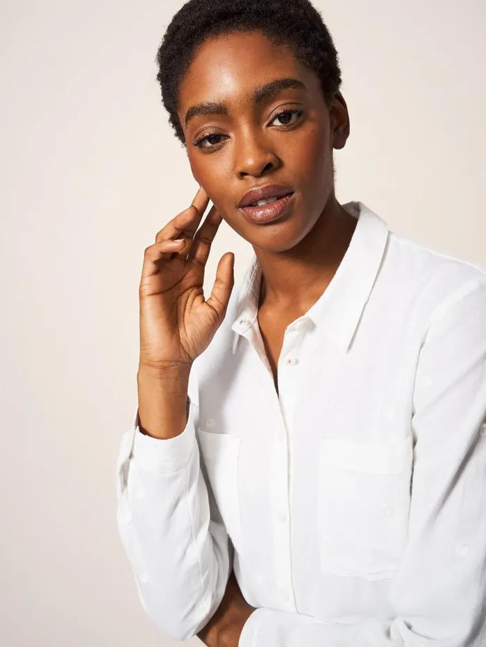 White Stuff SHIRTS and BLOUSES Emilia Organic Cotton Shirt Ivory Multi 8211 Women White Stuff SHIRTS and BLOUSES Emilia Organic Cotton Shirt Ivory Multi 8211 Women