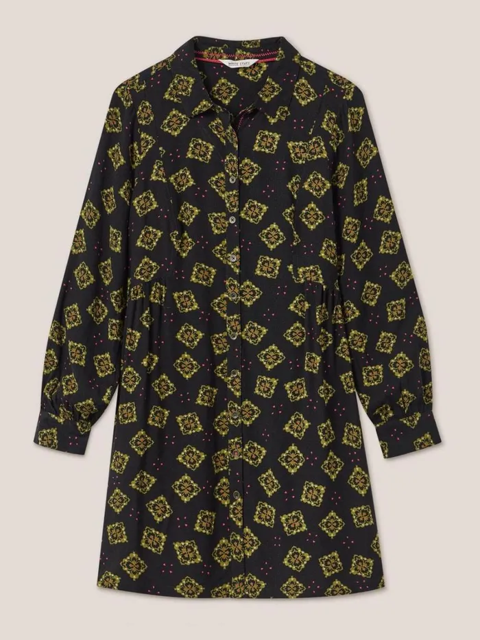 White Stuff SHIRTS and BLOUSES Farley Eco Vero Tunic Black Multi 8211 Women White Stuff SHIRTS and BLOUSES Farley Eco Vero Tunic Black Multi 8211 Women