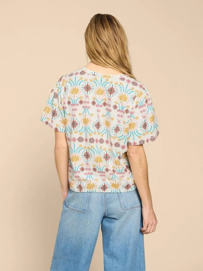 White Stuff SHIRTS and BLOUSES Ferne Linen Blend Shirt Natural Print 8211 Women White Stuff SHIRTS and BLOUSES Ferne Linen Blend Shirt Natural Print 8211 Women