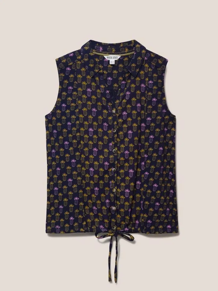 White Stuff SHIRTS and BLOUSES FLOWING GRASSES JERSEY SHIRT Purple Print 8211 Women White Stuff SHIRTS and BLOUSES FLOWING GRASSES JERSEY SHIRT Purple Print 8211 Women