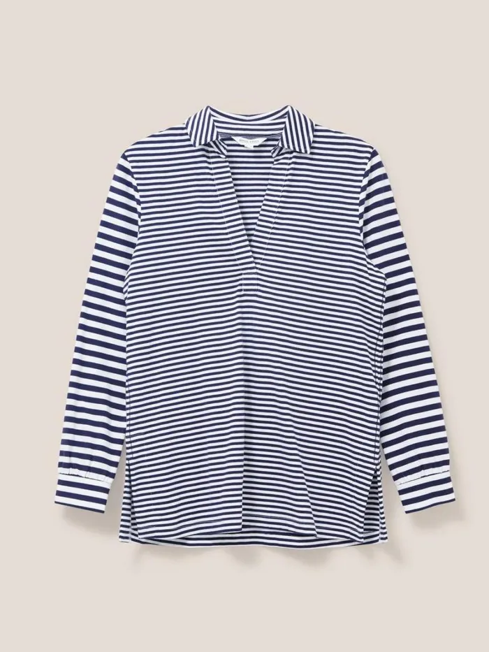 White Stuff SHIRTS and BLOUSES Fran Plain Shirt Navy Multi 8211 Women White Stuff SHIRTS and BLOUSES Fran Plain Shirt Navy Multi 8211 Women