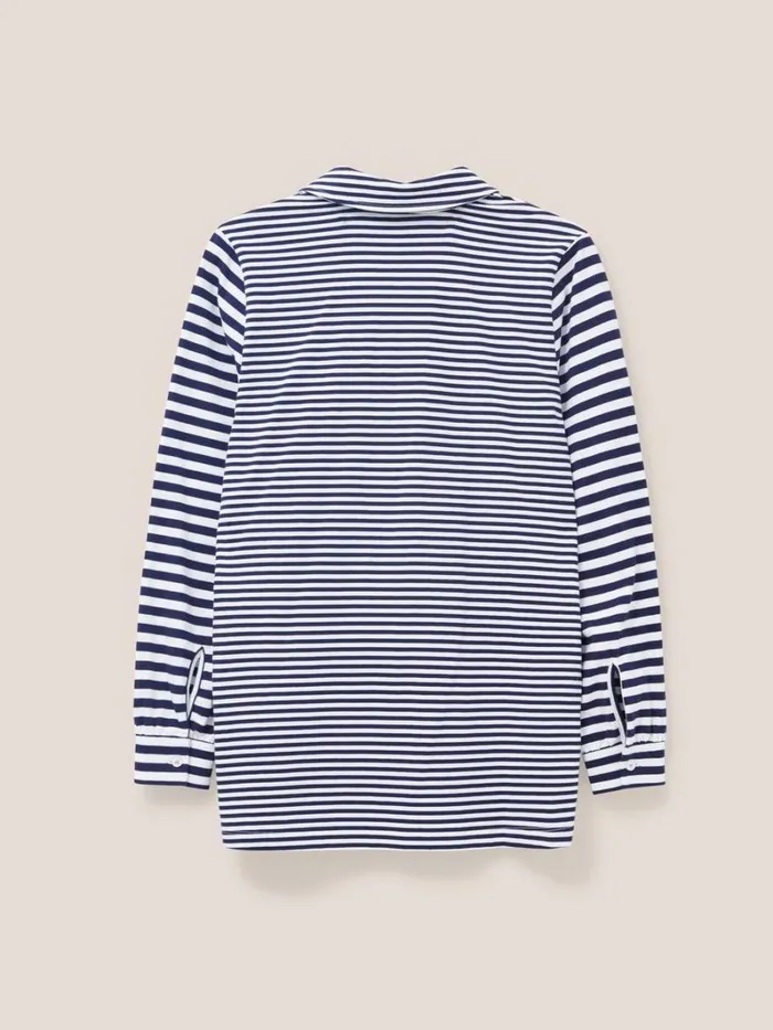 White Stuff SHIRTS and BLOUSES Fran Plain Shirt Navy Multi 8211 Women White Stuff SHIRTS and BLOUSES Fran Plain Shirt Navy Multi 8211 Women