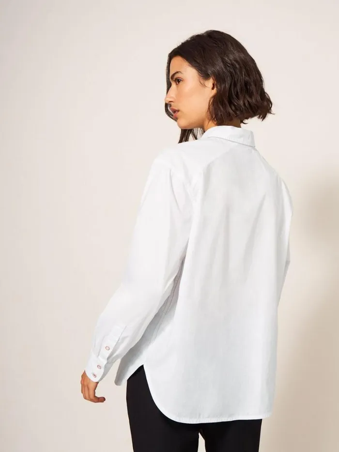 White Stuff SHIRTS and BLOUSES Freya Longline Shirt Natural White 8211 Women White Stuff SHIRTS and BLOUSES Freya Longline Shirt Natural White 8211 Women