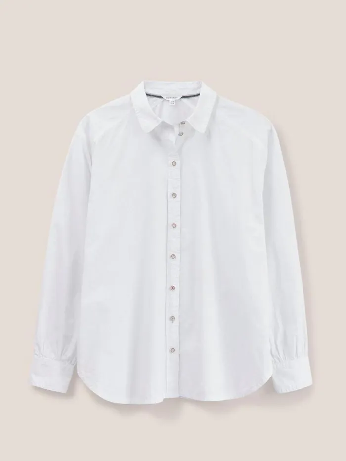 White Stuff SHIRTS and BLOUSES Freya Longline Shirt Natural White 8211 Women White Stuff SHIRTS and BLOUSES Freya Longline Shirt Natural White 8211 Women