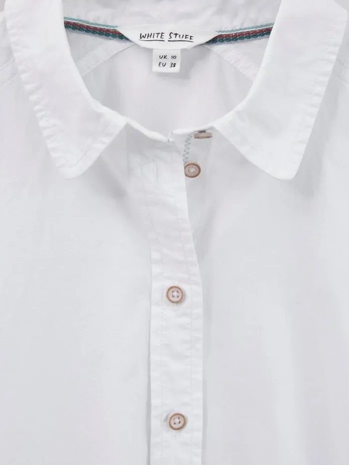 White Stuff SHIRTS and BLOUSES Freya Longline Shirt Natural White 8211 Women White Stuff SHIRTS and BLOUSES Freya Longline Shirt Natural White 8211 Women