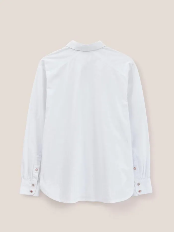 White Stuff SHIRTS and BLOUSES Freya Longline Shirt Natural White 8211 Women White Stuff SHIRTS and BLOUSES Freya Longline Shirt Natural White 8211 Women