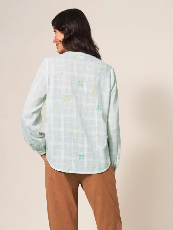 White Stuff SHIRTS and BLOUSES Kate Embroidered Cotton Shirt Pale Ivory 8211 Women White Stuff SHIRTS and BLOUSES Kate Embroidered Cotton Shirt Pale Ivory 8211 Women