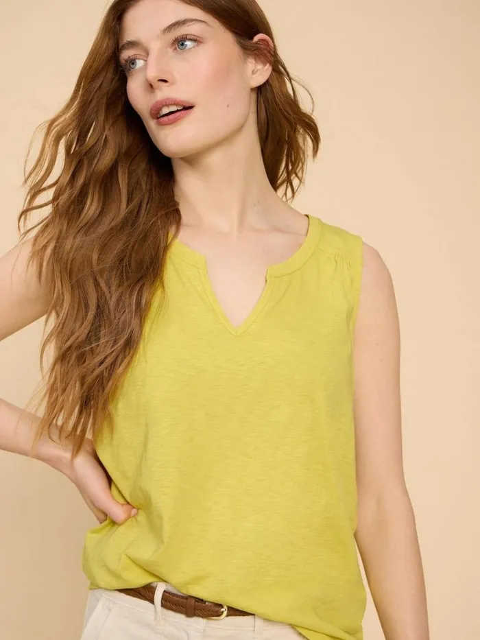 White Stuff SHIRTS and BLOUSES LAILA VEST Mid Yellow 8211 Women