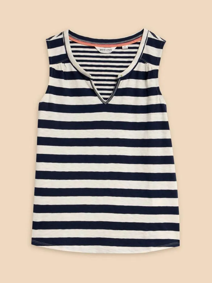 White Stuff SHIRTS and BLOUSES LAILA VEST Navy Multi 8211 Women White Stuff SHIRTS and BLOUSES LAILA VEST Navy Multi 8211 Women