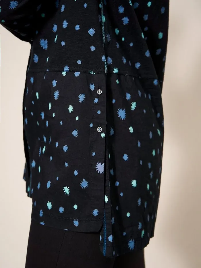 White Stuff SHIRTS and BLOUSES LOTTIE LONGLINE Teal Multi 8211 Women White Stuff SHIRTS and BLOUSES LOTTIE LONGLINE Teal Multi 8211 Women