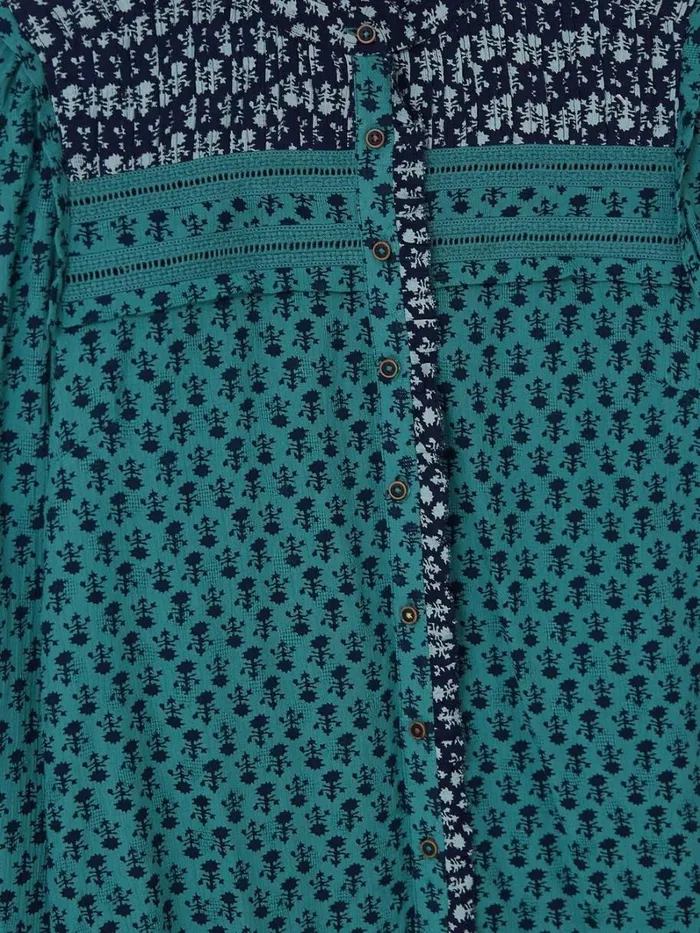 White Stuff SHIRTS and BLOUSES Mabel Mixed Print Shirt Teal Multi 8211 Women White Stuff SHIRTS and BLOUSES Mabel Mixed Print Shirt Teal Multi 8211 Women
