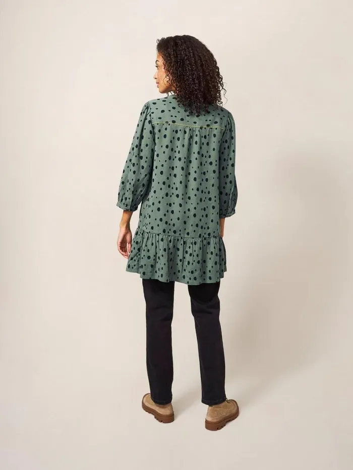 White Stuff SHIRTS and BLOUSES Maisie Tunic Green Multi 8211 Women White Stuff SHIRTS and BLOUSES Maisie Tunic Green Multi 8211 Women