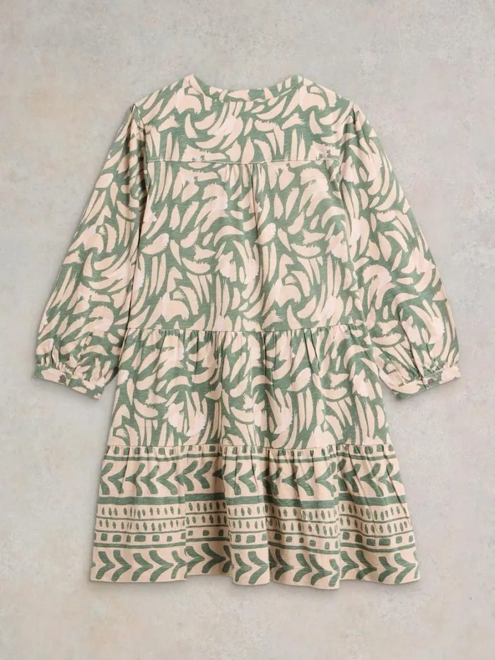 White Stuff SHIRTS and BLOUSES MARTA TIERED TUNIC Khaki Green 8211 Women White Stuff SHIRTS and BLOUSES MARTA TIERED TUNIC Khaki Green 8211 Women
