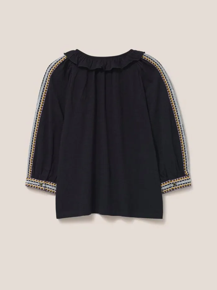White Stuff SHIRTS and BLOUSES MIA JERSEY TOP Pure Black 8211 Women White Stuff SHIRTS and BLOUSES MIA JERSEY TOP Pure Black 8211 Women