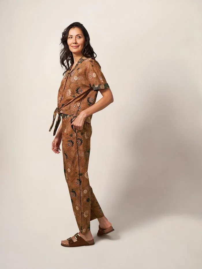 White Stuff SHIRTS and BLOUSES Paige Printed Top Orange Print 8211 Women