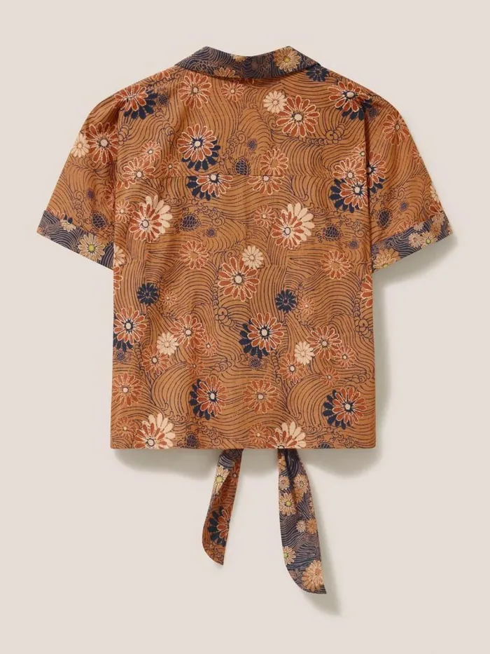 White Stuff SHIRTS and BLOUSES Paige Printed Top Orange Print 8211 Women White Stuff SHIRTS and BLOUSES Paige Printed Top Orange Print 8211 Women