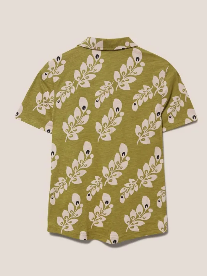 White Stuff SHIRTS and BLOUSES Penny Pocket Cotton Jersey Shirt Green Print 8211 Women White Stuff SHIRTS and BLOUSES Penny Pocket Cotton Jersey Shirt Green Print 8211 Women