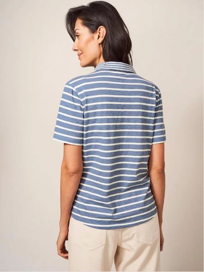 White Stuff SHIRTS and BLOUSES PENNY POCKET STRIPE SHIRT Navy Multi 8211 Women White Stuff SHIRTS and BLOUSES PENNY POCKET STRIPE SHIRT Navy Multi 8211 Women