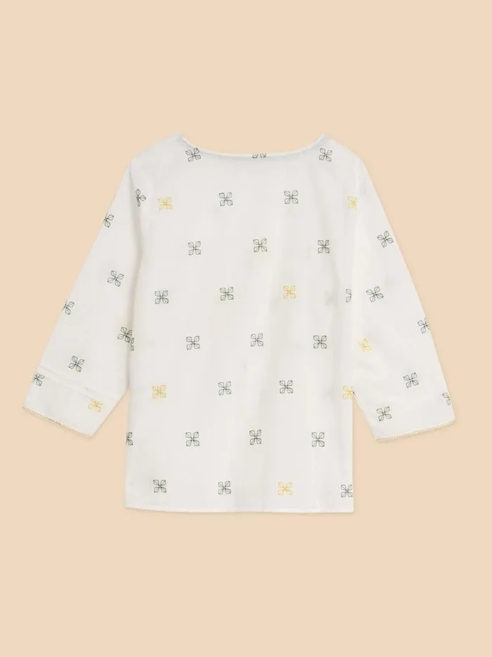 White Stuff SHIRTS and BLOUSES Rae Cotton Top Ivory Multi 8211 Women White Stuff SHIRTS and BLOUSES Rae Cotton Top Ivory Multi 8211 Women