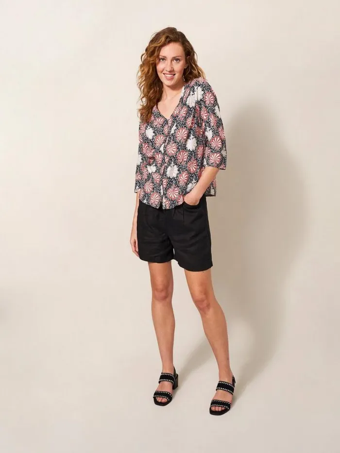 White Stuff SHIRTS and BLOUSES Rae Cotton Top Pink Print 8211 Women White Stuff SHIRTS and BLOUSES Rae Cotton Top Pink Print 8211 Women