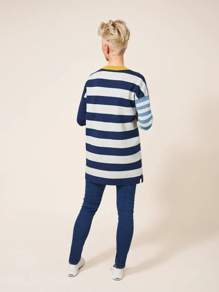 White Stuff SHIRTS and BLOUSES Reversible Stripe Tunic Navy Multi 8211 Women White Stuff SHIRTS and BLOUSES Reversible Stripe Tunic Navy Multi 8211 Women